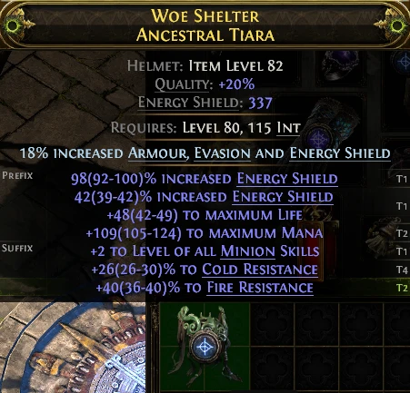 WOE SHELTER ANCESTRAL TIARA