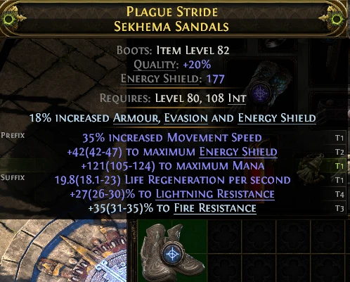 PLAGUE STRIDE SEKHEMA SANDALS