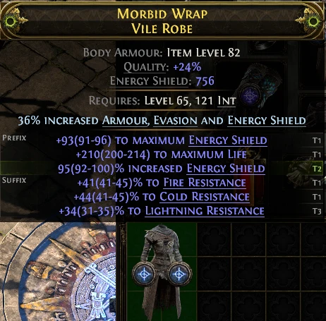MORBID WRAP VILE ROBE