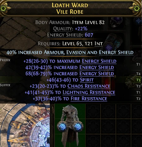 LOATH WARD VILE ROBE