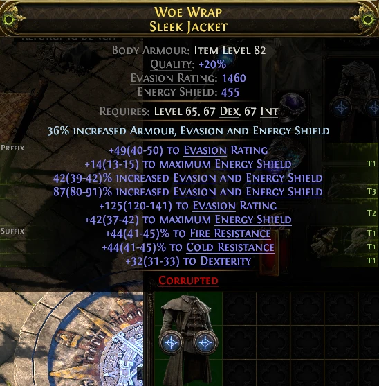 WOE WRAP SLEEK JACKET