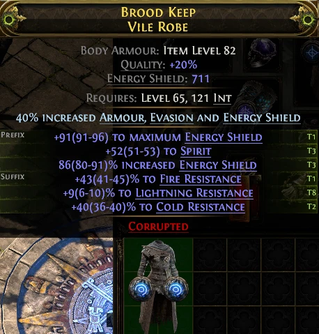 BROOD KEEP VILE ROBE