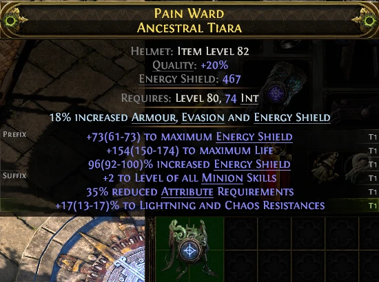 PAIN WARD ANCESTRAL TIARA