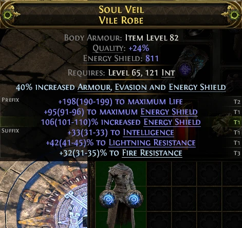 SOUL VEIL VILE ROBE