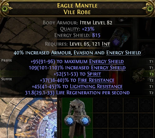 EAGLE MANTLE VILE ROBE