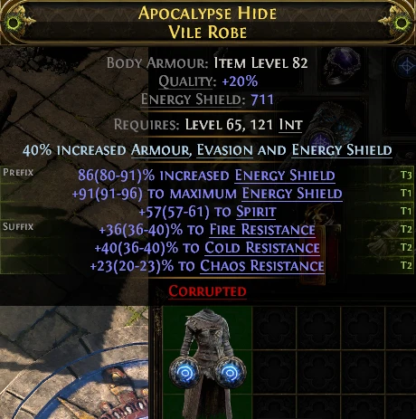 APOCALYPSE HIDE VILE ROBE