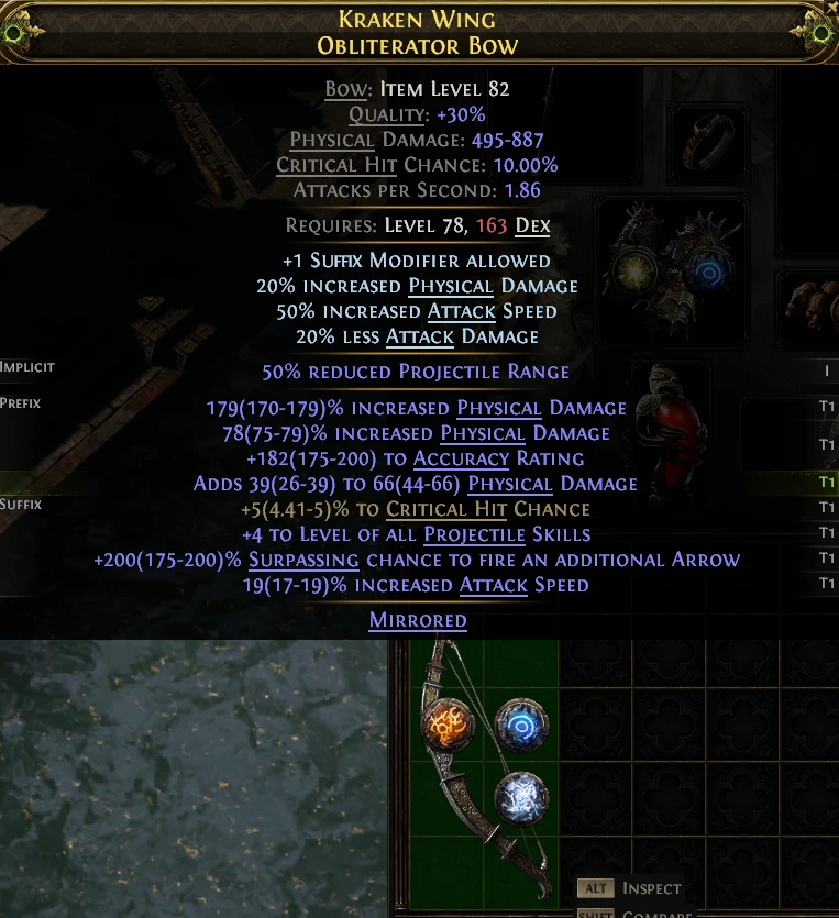 KRAKEN WING OBLITERATOR Bow