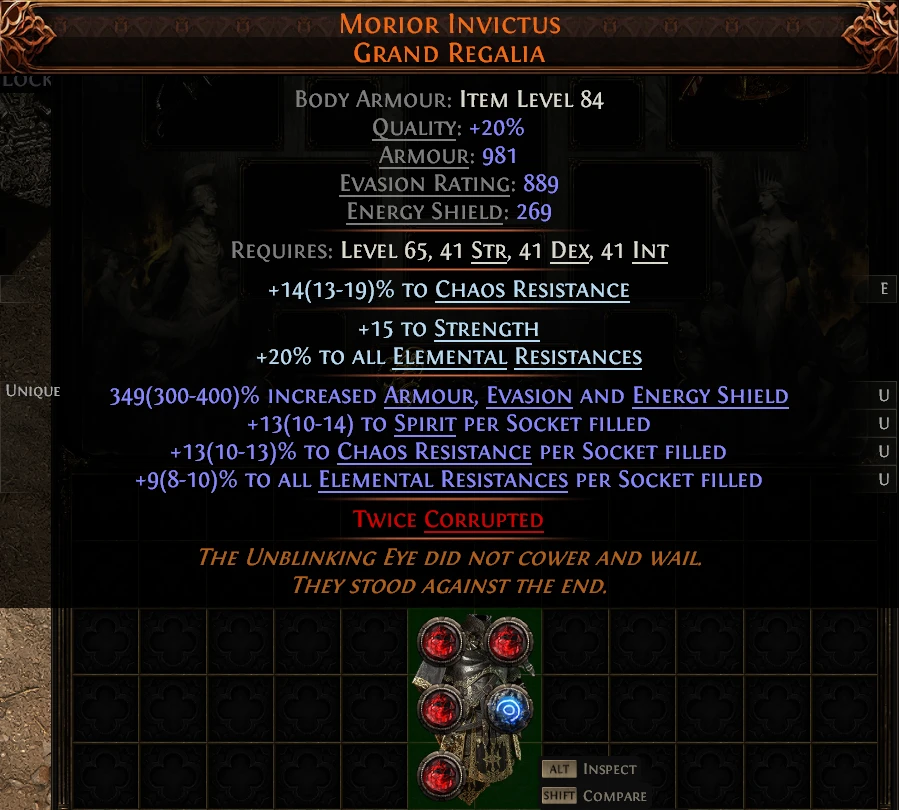 MORIOR INVICTUS GRAND REGALIA LOCK
