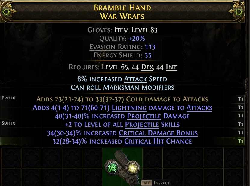 BRAMBLE HAND WAR WRAPS