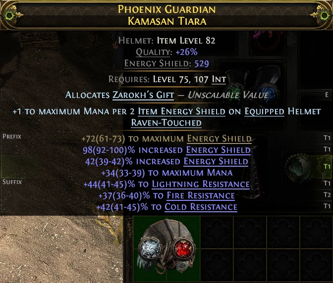 PHOENIX GUARDIAN KAMASAN TIARA
