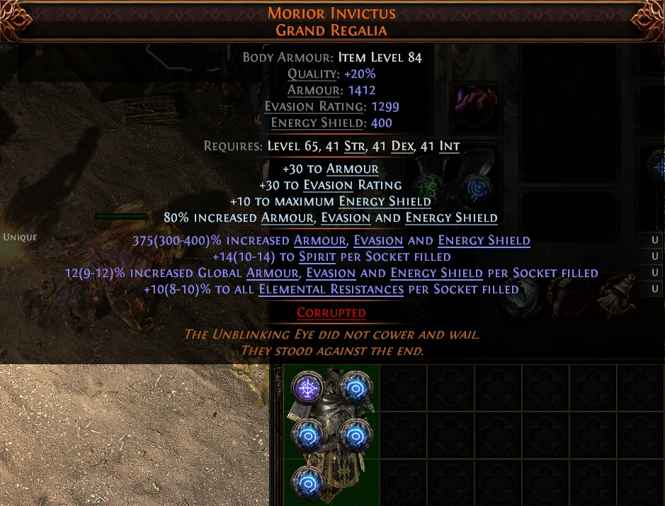 MORIOR INVICTUS GRAND REGALIA