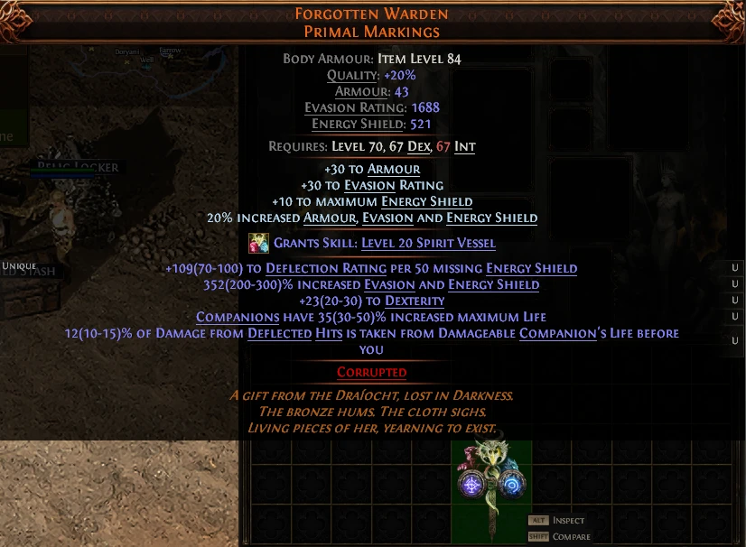 FORGOTTEN WARDEN PRIMAL MARKINGS Doryani
