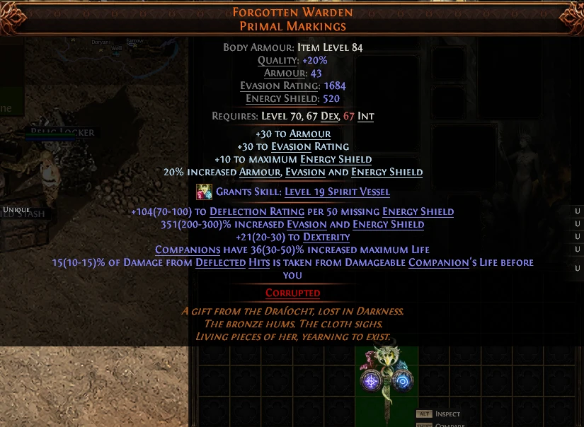 FORGOTTEN WARDEN PRIMAL MARKINGS Doryani X Well