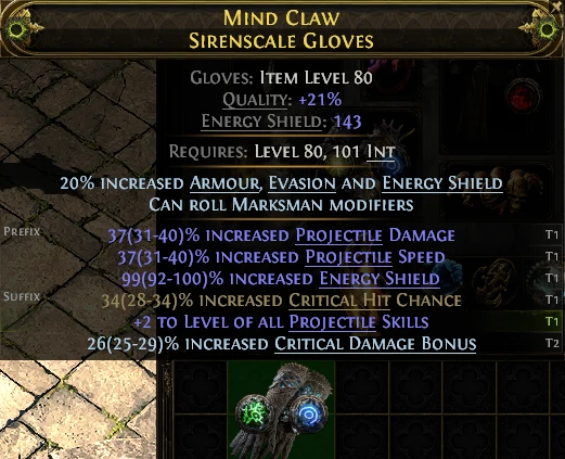 MIND CLAW SIRENSCALE GLOVES