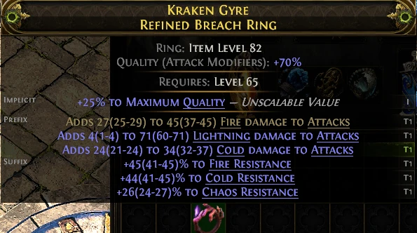 KRAKEN GYRE REFINED BREACH RING