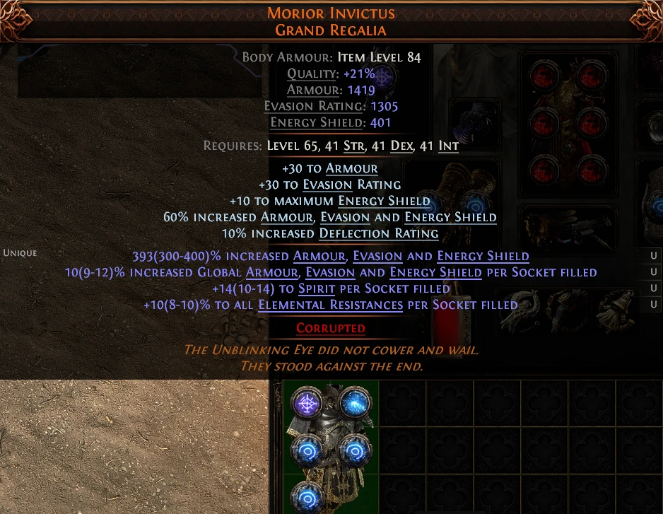 MORIOR INVICTUS GRAND REGALIA