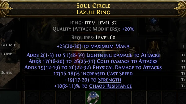 SOUL CIRCLE LAZULI RING