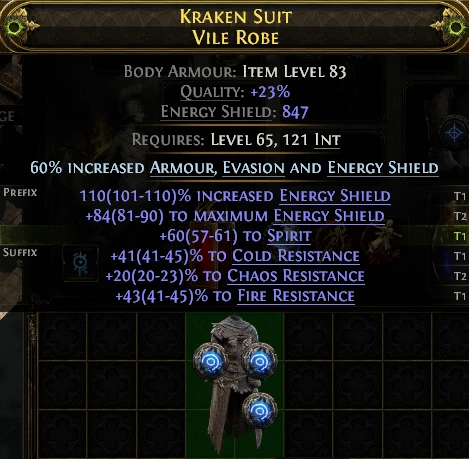 KRAKEN SUIT VILE ROBE