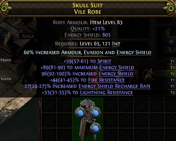 SKULL SUIT VILE ROBE