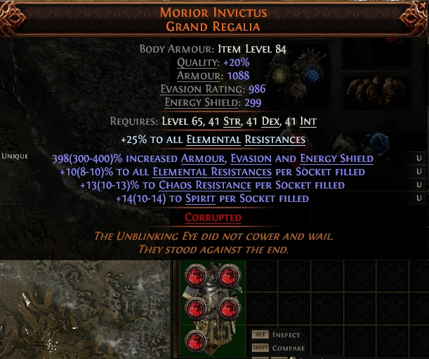 MORIOR INVICTUS GRAND REGALIA
