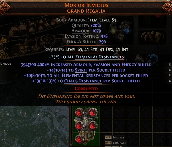MORIOR INVICTUS GRAND REGALIA
