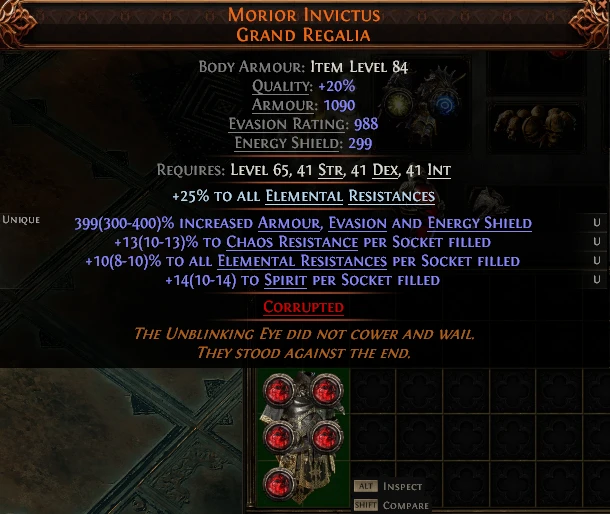 MORIOR INVICTUS GRAND REGALIA