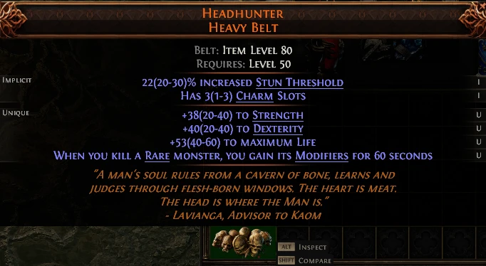 HEADHUNTER HEAVY BELT
