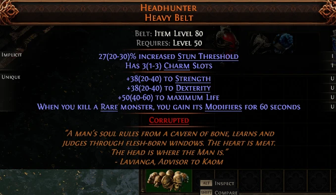 HEADHUNTER HEAVY BELT