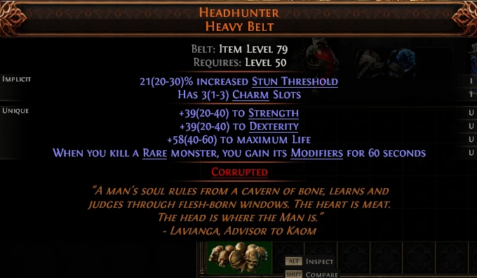 HEADHUNTER HEAVY BELT