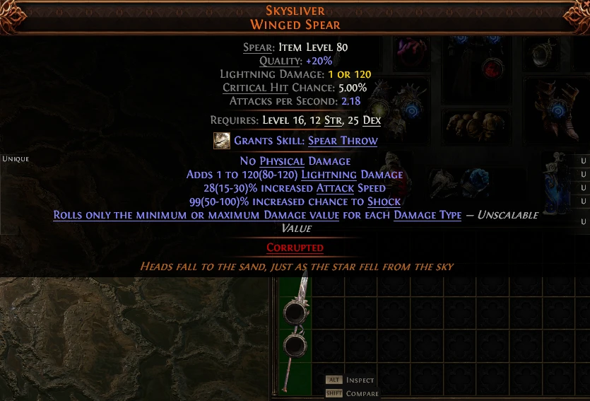 SKYSLIVER WINGED SPEAR